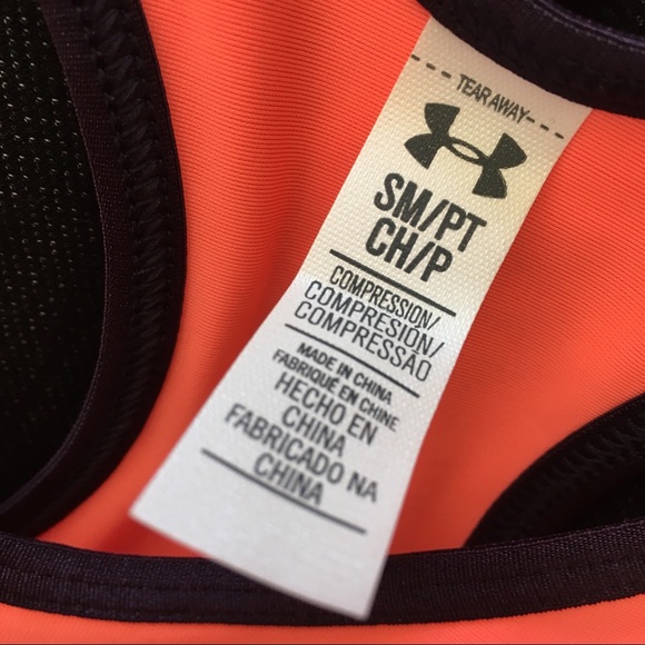 w/TAG UNDER ARMOUR. Sports BRA Racerback - Picture 5 of 7